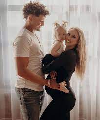 Brittany Mahomes Shares Pregnancy Photos with Husband and Daughter