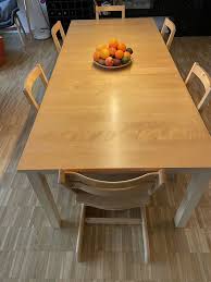 Mit zwei zusatzplatten die den tisch auf eine länge von 220 cm oder auch 260 cm erweiterbar machen. Ikea Esstisch Ausziehbar In Hannover Mitte Ebay Kleinanzeigen