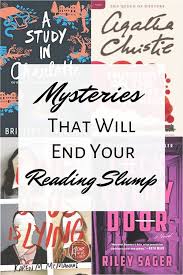 Mystery Novels To End A Reading Slump In 2020 Book Club Books Books Reading Slump