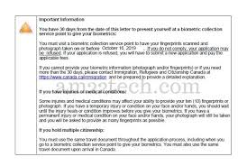 Free samples for doctors offices canada. How To Download Canada Visa Biometric Appointment Collection Letter Canada