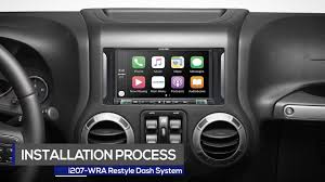 This stereo is for people who want something inexpensive, which does a few things best. Alpine 7 Inch I207 Wra Restyle Dash Installation Process 2011 2017 Jeep Wrangler Edition Youtube
