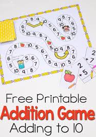 Free Addition Facts Game Life Over C S Math Addition Fun Math Math Activities