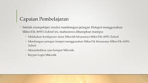 We did not find results for: Membangun Jaringan Hotspot Menggunakan Mikrotik Rb951 2uhnd Ppt Download