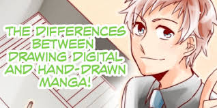☆these nibs can draw finer lines than. The Difference Between Digital Manga And Hand Drawn Manga Art Rocket