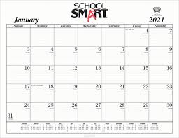 $0.30 2021 wideorbit broadcast calendar strip : School Smart Desk Pad Calendar Refill Sheets 12 Months January To December 2021