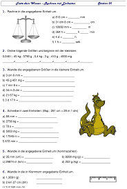 Weiter mathe arbeitsblätter findet ihr hier. Ubungsblatt Zu Grossen Und Masseinheiten Klassenarbeiten Einheiten Umrechnen Nachhilfe Mathe