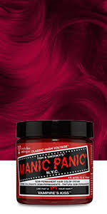 58 ($8.58/count) $8.15 with subscribe & save discount. Amazon Com Manic Panic Vampire Red Hair Dye Classic Chemical Hair Dyes Beauty Personal Care