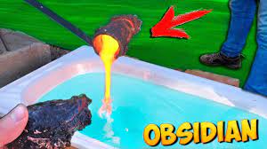 Obsidian is created when a source lava block comes in contact with a flowing water block.19 jan 2018. Experiment Lava Vs Pool Real Obsidian Youtube