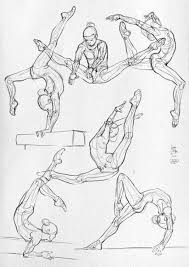 Dance Martial Arts Anatomy Sketch La Dancing Drawings Art Reference Poses Drawing People
