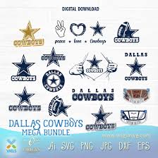 Download Dallas Cowboys Mega Bundle Svg Nfl Lovers Mask Logo Vector Graphic