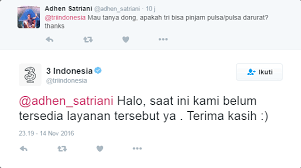 Minimal pulsa yang dikirim rp. Cara Pinjam Pulsa Darurat 3 Tri Pulsapedia Com