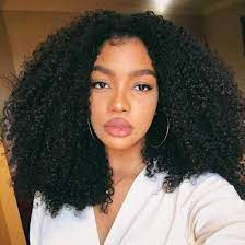 Black hair is the darkest and most common of all human hair colors globally, due to larger populations with this dominant trait. Amazon Com Bly 7a Mongolian Afro Kinky Curly Human Hair 3 Bundles Unprocessed Hair Weave Weft Big Hair For African American Women Natural Color 20 22 24 Inch Beauty Personal Care