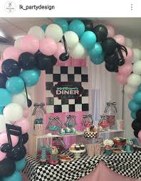 Huge sale on grease party decorations now on. 50s Inspired Dessert Table And Decor 50s Theme Parties 80th Birthday Party Quinceanera Party