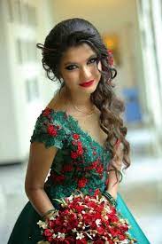 Homecoming Hairstyles In Sri Lanka Asian Bridesmaid Dresses Bride Reception Dresses Unconventional Wedding Dress