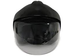 Purchase Gloss Black Open Face Dual Visor Motorcycle Helmet