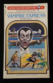 Choose Your Own Adventure 31 Vampire Express 1984 Vampire Adventure Books