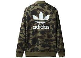 Bape X Adidas Adicolor Track Top Olive Cargo Bape Jacket Adidas Outfit Bape