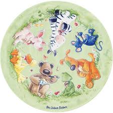 Könnt ihr den namen bitte freischalten. Kinderteppich Die Lieben Sieben Wiese Rund 100 Cm Die Lieben Sieben Mytoys