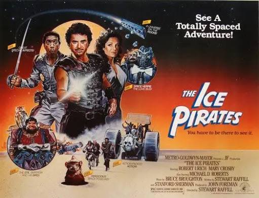 The Ice Pirates (1984) Original Half-Sheet Movie Poster - Original Film Art  - Vintage Movie Posters