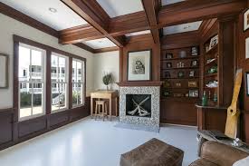 They're an ideal solution for builders, contractors & designers working on residential or commercial projects as well as for diy homeowners looking to quickly. Mahogany Dark Wooden Beams Coffered Ceiling Design Stained Beach Style Home Office Charleston By Sea Island Builders Llc Houzz