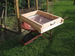 The 1/2″ cloth is to provide support to help hold the weight of the dirt. Diy Compost Sifter Screen Wheelbarrow Style Finegardening