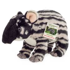 Tapirs inhabit jungle and forest regions of south and central america, with one species inhabiting southeast asia. Teddy Hermann Tapir Baby Standing 923329 24cm