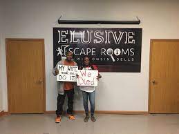 Players will be locked in a themed room and have 60 minutes to escape. Me And My Husband Had A Blast At The Elusive Escape Room Picture Of Elusive Escape Rooms Wisconsin Dells Tripadvisor
