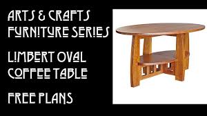 Arts & crafts furniture complements many decorating styles and works well in every room of the house. Arts Crafts Furniture Series Limbert Oval Coffee Table Youtube