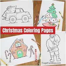 Learn about famous firsts in october with these free october printables. Printable Christmas Coloring Pages Frugal Fun For Boys And Girls