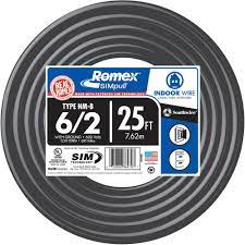 The method is called a western union splice where you. Southwire 25 Ft 6 2 Stranded Romex Simpull Cu Nm B W G Wire 28894421 The Home Depot