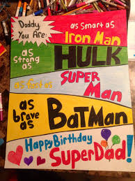 Creative Birthday Crafts For Dad A Creative Poster For Father S Day Or Dad S Birthday Creative Birthday Ideas Dad Birthday Super Dad