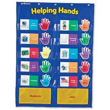 Helping Hands Assignment Chart Classroom Helpers