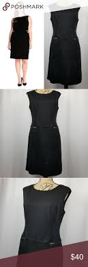 Calvin Klein Black Sleeveless Sheath Dress Size 10 Sleeveless Sheath Dress Calvin Klein Black Calvin Klein