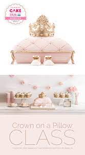 Royal Baby Shower Cake In French Pink De La Creme Creative Studio