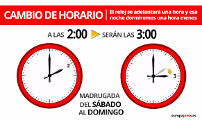 Martes y jueves de 5:30 pm a 9:30 pm costo: Cambio De Hora Marzo 2021 Cuando Hay Que Cambiar El Reloj Para Adaptarlo Al Horario De Verano