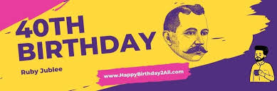 The concept of past lives is not new. Why 40th Birthday Is So Important 40th Birthday Significance