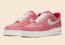 Deku's shoes nike shoes sneakers nike nike air force ones jordan shoes for women red high tops top air air force 1 mid estilo retro. Nike Air Force 1 Low Suede Red Dh0265 600 Sneakernews Com