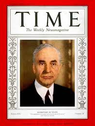 Time Magazine Cover Cordell Hull Apr 17 1933 Time Magazine Good Neighbor Policy Hull