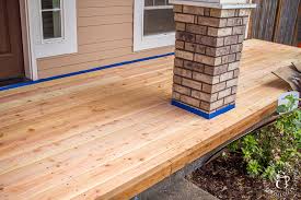 A decade ago, the idea of a concrete pool deck might have seemed both unappealing and ludicrous. Diy Turning A Cement Porch Into A Wood Deck Catz In The Kitchen