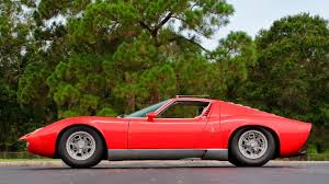 Lamborghini miura (tr) autovettura del 1966 prodotta dalla lamborghini (it); 1969 Lamborghini Miura P400 S F114 Monterey 2018