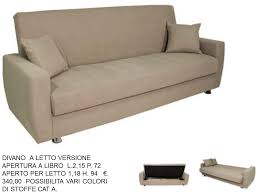 Divano letto a libro con apertura facile e semplice. Divano Versione Apribile A Libro Posto N 5 M Ts Falegnameria Chiola