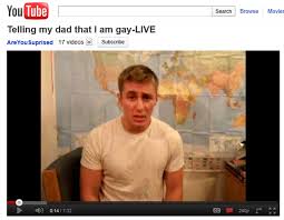 Soldier tells dad he's gay on YouTube