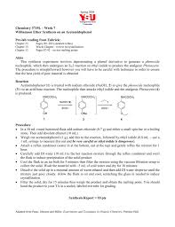 We did not find results for: Chemistry 3719l Week 7 Williamson Ether Synthesis On An