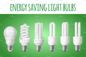 6 Energy Saving Light Bulbs Pre Designed Illustrator Graphics Creative Market