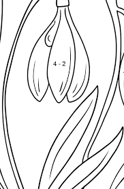 Subtraction is a mathematical operation that involves removing one quantity from another, comparing several quantities with each other or finding a quantity that is missing. Coloring Page Spring Flowers Free Online
