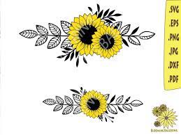 Family last name svg for cut file,farmhouse wreath svg,dxf,png,eps,ai,family svg,monogram svg, leaves hand drawn,for silhouette,cameo,cricut digitalartvectorshop 5 out of 5 stars (378) Pin On Sunflower Passion