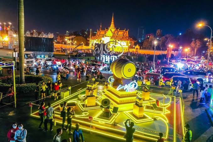 The Royal Palace During the Khmer New Year