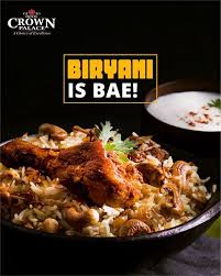 Get Yourself Drooling With The Mouth Wateringly Aromatic Chicken Biryani At Hotel Crown Palace Chicken Mutton Egg Biryani Indian Food Menu Food Menu Design