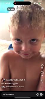 Throwback to when the boy was so little. He is 9 now. He ran up to my  bathroom and within seconds he had cut his own hair. He was very proud.  🤣🤣🤣🤣