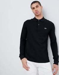 Polo manche courte couleur bordeaux taille l lacoste neuf jamais porté. Lacoste Polo Manches Longues A Logo Noir Asos